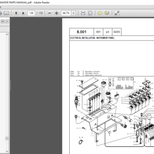 NEW HOLLAND EC25 MINI EXCAVATOR PARTS MANUAL - PDF DOWNLOAD