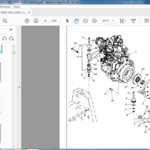 NEW HOLLAND L185 C185 (EARLY) SKID STEER  PARTS MANUAL - PDF DOWNLOAD