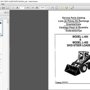 NEW HOLLAND L425 SKID STEER LOADER SERVICE PARTS MANUAL - PDF DOWNLOAD