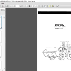 O and K WHEEL LOADER MODEL 2000-TB090 PARTS MANUAL - PDF DOWNLOAD