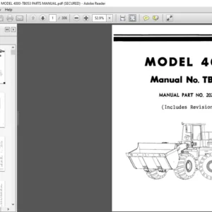 O and K WHEEL LOADER MODEL 4000-TB053 PARTS MANUAL - PDF DOWNLOAD