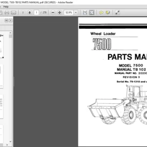 O and K WHEEL LOADER MODEL 7500-TB102 PARTS MANUAL - PDF DOWNLOAD