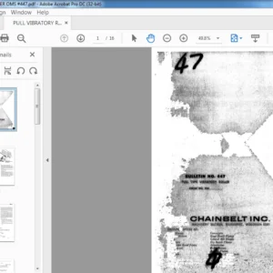 PULL VIBRATORY ROLLER OMS #447 - PDF DOWNLOAD