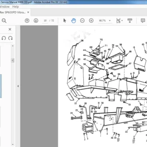 Rex SP600PD Vibratory Rollers Service Manual #496 DD - PDF DOWNLOAD