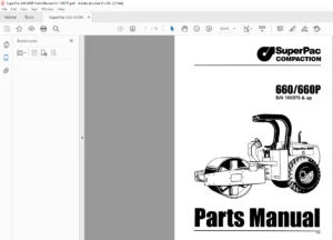 Super Pac 600 600P Parts Manual Sn 100370 - PDF DOWNLOAD