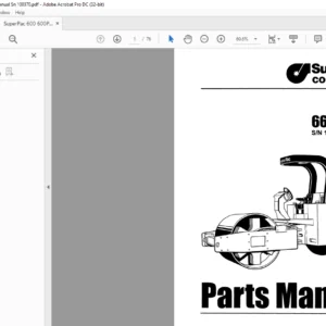 Super Pac 600 600P Parts Manual Sn 100370 - PDF DOWNLOAD