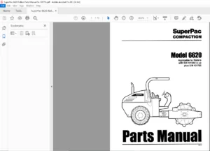 Super Pac 6620 Rollers Parts Manual Sn 101755 - PDF DOWNLOAD