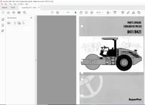 Super Pac 8411 8421 Parts Catalog Manual - PDF DOWNLOAD