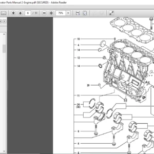 TAKEUCHI TB175W Hydraulic Excavator Parts Manual - PDF DOWNLOAD