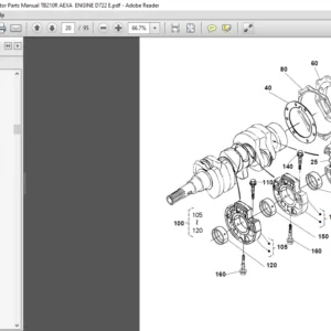 TAKEUCHI TB210R Mini Excavator Parts Manual TB210R AEXA  ENGINE D722 E  - PDF DOWNLOAD