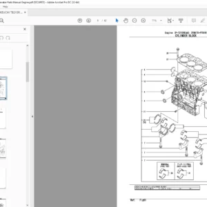 TAKEUCHI TB215R Hydraulic Excavator Parts Manual - PDF DOWNLOAD