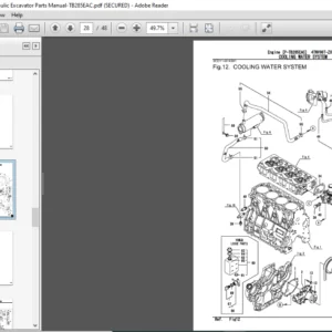 TAKEUCHI TB285 Hydraulic Excavator Parts Manual TB285EAC - PDF DOWNLOAD