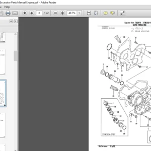 TAKEUCHI TB28FR Mini Excavator Parts Manual - PDF DOWNLOAD