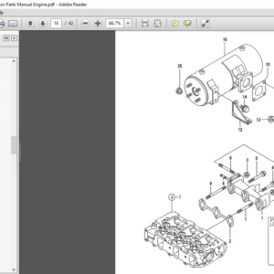 TAKEUCHI TB28FR Mini Excavator Parts Manual - PDF DOWNLOAD