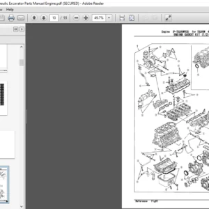 TAKEUCHI TB295W Hydraulic Excavator Parts Manual - PDF DOWNLOAD