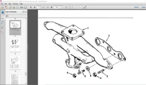 White I  Beam Upright 2000 8000 LB Forklift Trucks Parts Manual - PDF DOWNLOAD