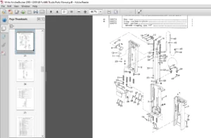 White KnickerBocker 2000-12000 LB Forklift Trucks Parts Manual - PDF DOWNLOAD