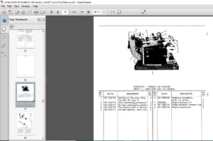 White ME30 50 & ME30S 50B Electric Forklift Trucks Parts Manual - PDF DOWNLOAD