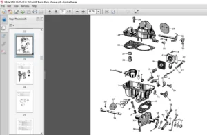 White MSB 20 25 30 & 35 Forklift Trucks Parts Manual - PDF DOWNLOAD