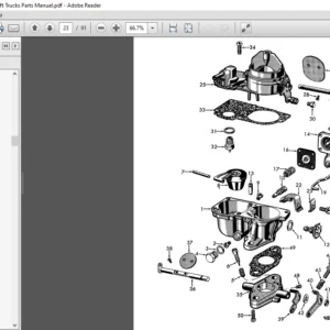 White MSB 20 25 30 & 35 Forklift Trucks Parts Manual - PDF DOWNLOAD