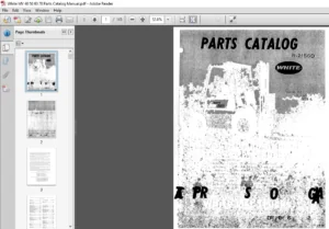 White MY 40 50 60 70 Parts Catalog Manual - PDF DOWNLOAD