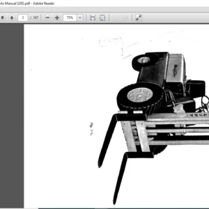 White MY40 50 60 70 & 80B Forklift Trucks Parts Manual - PDF DOWNLOAD