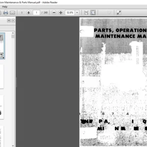 White MY40 MY60 Operation Maintenance & Parts Manual - PDF DOWNLOAD