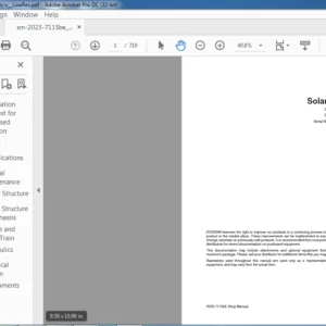DAEWOO DOOSAN EXCAVATOR Solar 220LC-V Shop Manual 2023-711SBE - PDF DOWNLOAD