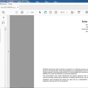 DAEWOO DOOSAN SOLAR 140LC V EXCAVATOR SHOP Manual 023-00076E - PDF DOWNLOAD