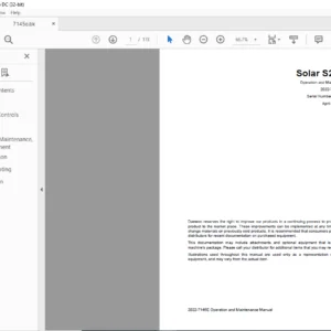 DAEWOO DOOSAN Solar220LC—V EXCAVATOR Operation and Maintenance Manual 2022-7145E - PDF DOWNLOAD