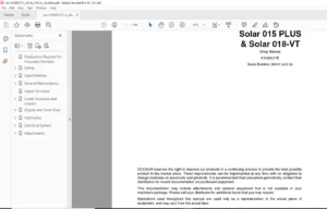 DAEWOO DOOSAN SOLAR 015 PLUSAND SOLAR 018 VT EXCAVATOR PARTS MANUAL K1000237E  - PDF DOWNLOAD