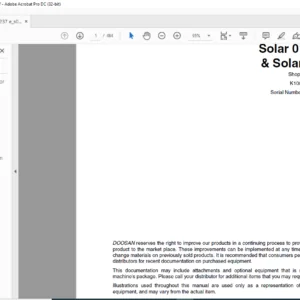 DAEWOO DOOSAN SOLAR 015 PLUSAND SOLAR 018 VT EXCAVATOR PARTS MANUAL K1000237E  - PDF DOWNLOAD