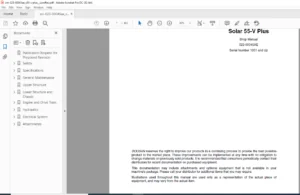 DAEWOO DOOSAN SOLAR 55V PLUS EXCAVATOR SHOP MANUAL Serial Number 1001 and Up  - PDF DOWNLOAD