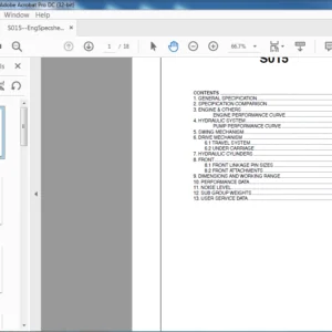 DOOSAN S015 ENGINE SPECSHEET MANUAL - PDF DOWNLOAD
