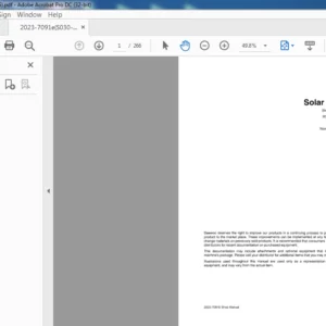 DOOSAN SOLAR 030 035 EXCAVATOR SHOP MANUAL 2023-7091E - PDF DOWNLAOD