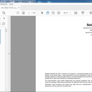 DOOSAN SOLAR010 OPERATION AND MAINTENANCE MANUAL 2022 7121E  - PDF DOWNLOAD