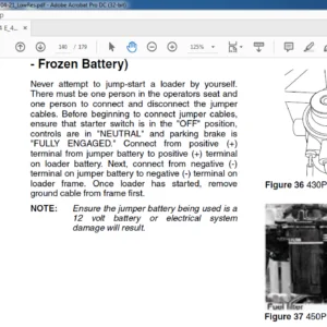 Daewoo Doosan 430 Plus 450 Plus Skid Steer Loader Operation & Maintenance Manual - PDF DOWNLOAD