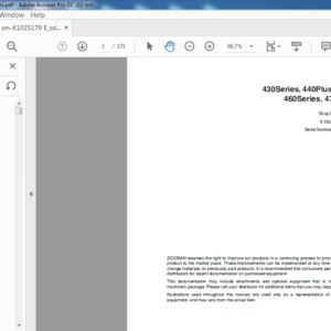 Daewoo Doosan 430 Series 440 Plus 450 Series 460 Series 470 Plus Shop Manual  1- PDF DOWNLOAD