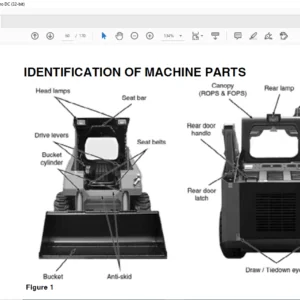 Daewoo Doosan 440 Plus 460 Series 470 Plus Skid Steer Loader Operation & Maintenance Manual - PDF DOWNLOAD