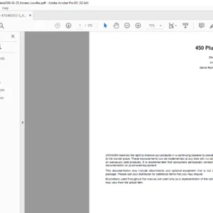 Daewoo Doosan 450 Plus 460 Plus Skid Steer Loader Shop Manual - PDF DOWNLOAD