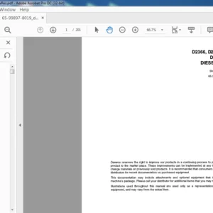 Daewoo Doosan D2366, D2366T, D1146 & D1146T Diesel Engine Shop Manual - PDF DOWNLOAD
