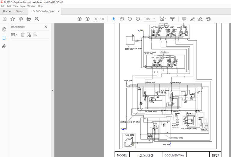 Daewoo Doosan DL 300-3 Wheel Loader Engine Specsheet Manual - PDF ...