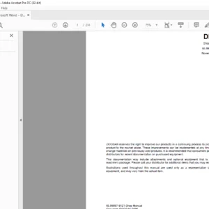 Daewoo Doosan DL06 Wheel Loader Shop Manual - PDF DOWNLOAD