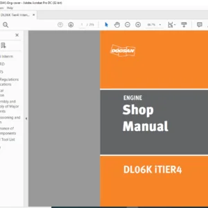 Daewoo Doosan DL06K iTIER4 Wheel Loader Shop Manual 950106-00344 - PDF DOWNLOAD