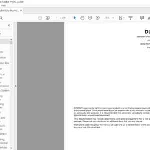 Daewoo Doosan DL300 Wheel Loader Operation & Maintenance Manual K1010630E - PDF DOWNLOAD