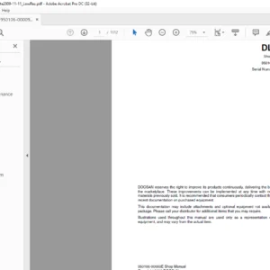 Daewoo Doosan DL420 Wheel Loader Shop Manual 950106-00009E - PDF DOWNLOAD