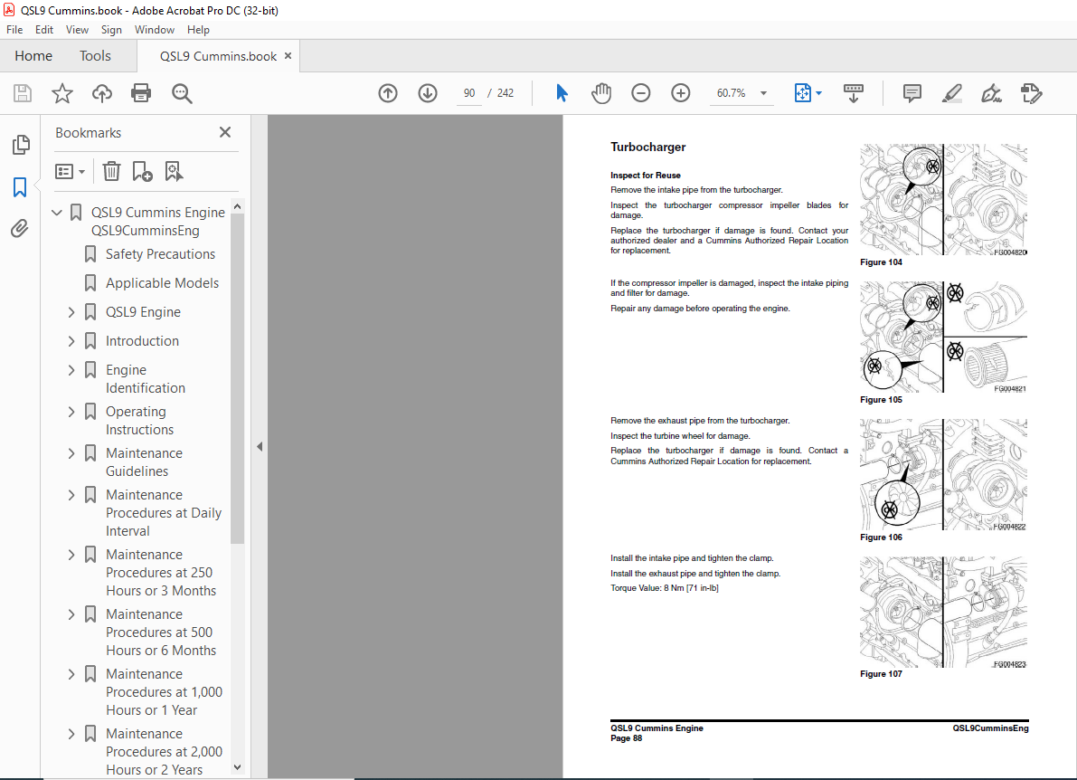 Daewoo Doosan QSL9 Cummins Wheel Loader Shop Manual - PDF DOWNLOAD ...