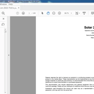 Daewoo Doosan Solar 220LC-III Operation and Maintenance Manual 2022-7102E - PDF DOWNLOAD