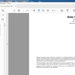 Daewoo Doosan Solar 220LC-III Parts Manual 2021-7076BEF - PDF DOWNLOAD