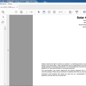 Daewoo Doosan Solar 400LC-III Shop Manual 2023-7096E - PDF DOWNLOAD